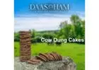 fresh cow dung cake